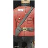 Image 2 : Wonderful wood carved folk art RCMP mounty statue, 75" tall on base