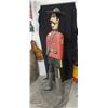 Image 3 : Wonderful wood carved folk art RCMP mounty statue, 75" tall on base