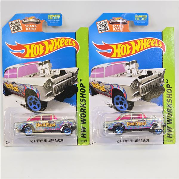 Hot Wheels Zamac '55 Bel Air Gasser Pair
