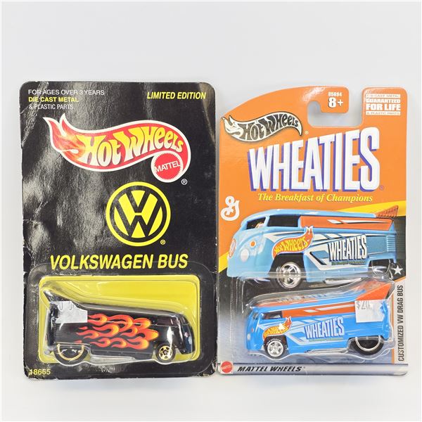 Hot Wheels Drag Bus Pair