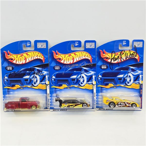 Autographed Hot Wheels BP's