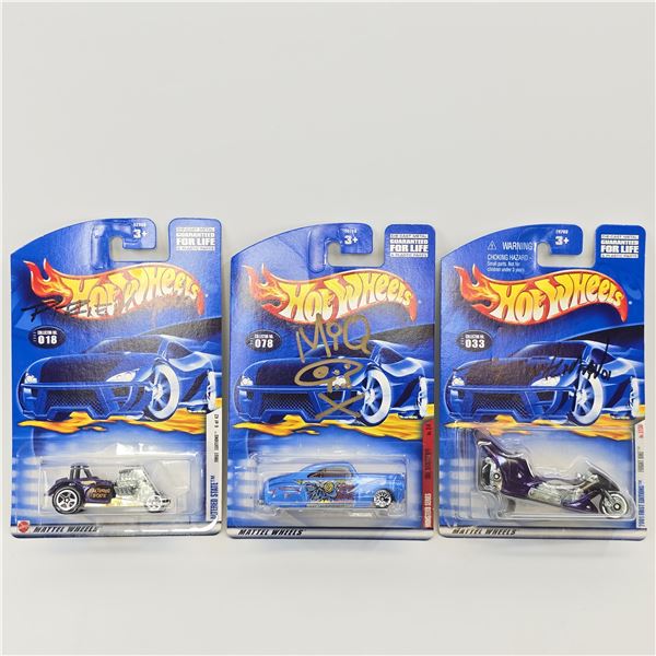 Autographed Hot Wheels BP's