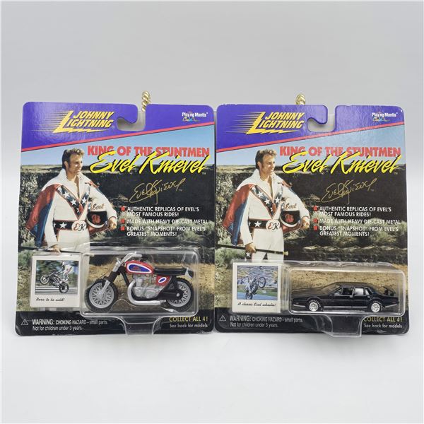 Johnny Lightning Evel Knievel Pair