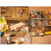 Image 1 : 2 old tackle boxes w/reel, line etc.