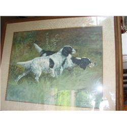 Arnolt dog hunting print