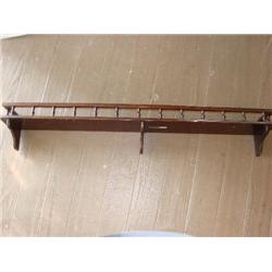 Shelf w/plate groove-48" long