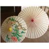 Image 1 : Pair of oriental paper umbrellas