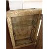 Image 2 : Shabby chic wood medicine chest w/glass shelf