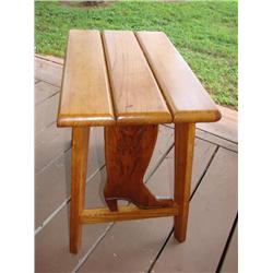 Ash Wood Boot Table