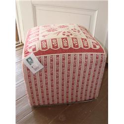 Fabric ottoman-NEW!