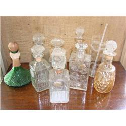 Liquer decanters & mixer