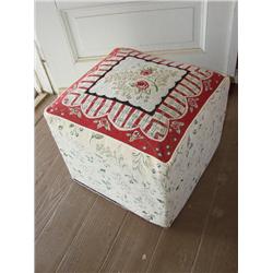 Fabric ottoman-NEW!