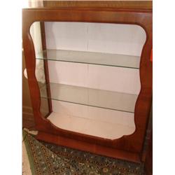 Glass shelf display cabinet