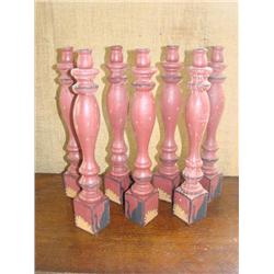 7 wood candle holders with cat design