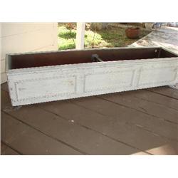 Large copper lined planter box-Out of River Oaks