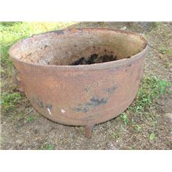 Large cast iron pot