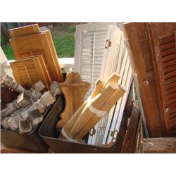 3 crates of architectural items