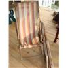 Image 1 : Beach Chair w/fabric & 2 wood chair frames