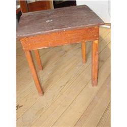 Primitive child's handcrafted desk