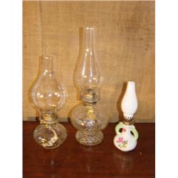 3 oil lamps