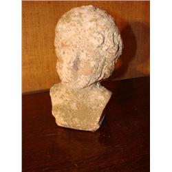 Concrete Child's Bust