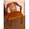 Image 1 : Solid oak desk chair - out of Shelby Tx.