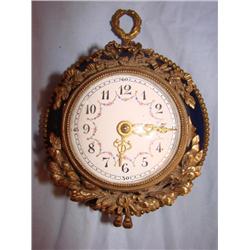 Clock-Glass dome front opens up