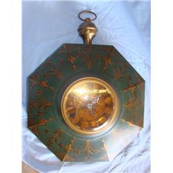 Georgian Metal Wall Clock