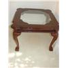 Image 1 : Glass Top end table