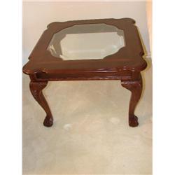 Glass Top end table