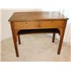 Image 1 : Solid Tiger Oak Primitive Writing Desk