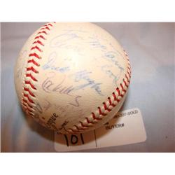 1967 Cardinals autographed ball w/PSA/DNA