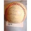 Image 2 : 1967 SF Giants autographed ball, 26 signatures