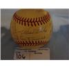 Image 1 : LA Dodgers autographed ball, (1965?),26 sigs