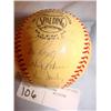 Image 6 : LA Dodgers autographed ball, (1965?),26 sigs