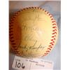 Image 8 : LA Dodgers autographed ball, (1965?),26 sigs