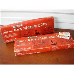 2 gun cleaning kits and some 22 LR Bullets