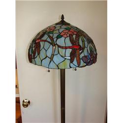 Stained Glass Dragonfly pattern floor lamp