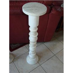 Marble plant stand