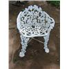 Image 1 : Ornate metal patio chair