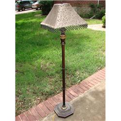 Floor lamp with shade