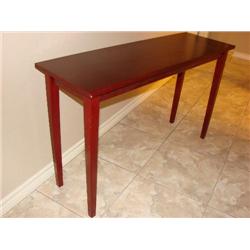 Wood sofa table