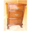 Image 1 : 3 drawer nightstand w/ball & claw feet
