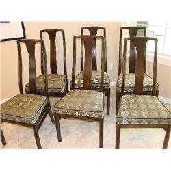 Set of 6 matching high back side chairs