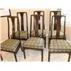 Image 1 : Set of 6 matching high back side chairs