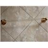 Image 1 : 27" glass towel rod with brass holders