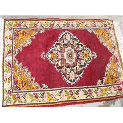 Oriental fringe rug