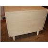 Image 1 : 3 drawer white painted vintage chest of drawers