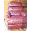 Image 1 : Lazyboy wine colored leather recliner