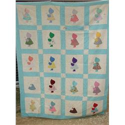 Sunbonnet Sue handquilted quilt